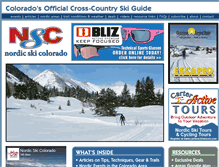 Tablet Screenshot of crosscountryskicolorado.com